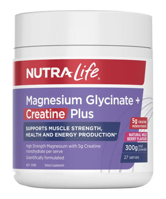 Magnesium Glycinate + Creatine Plus Powder - Wild Berry