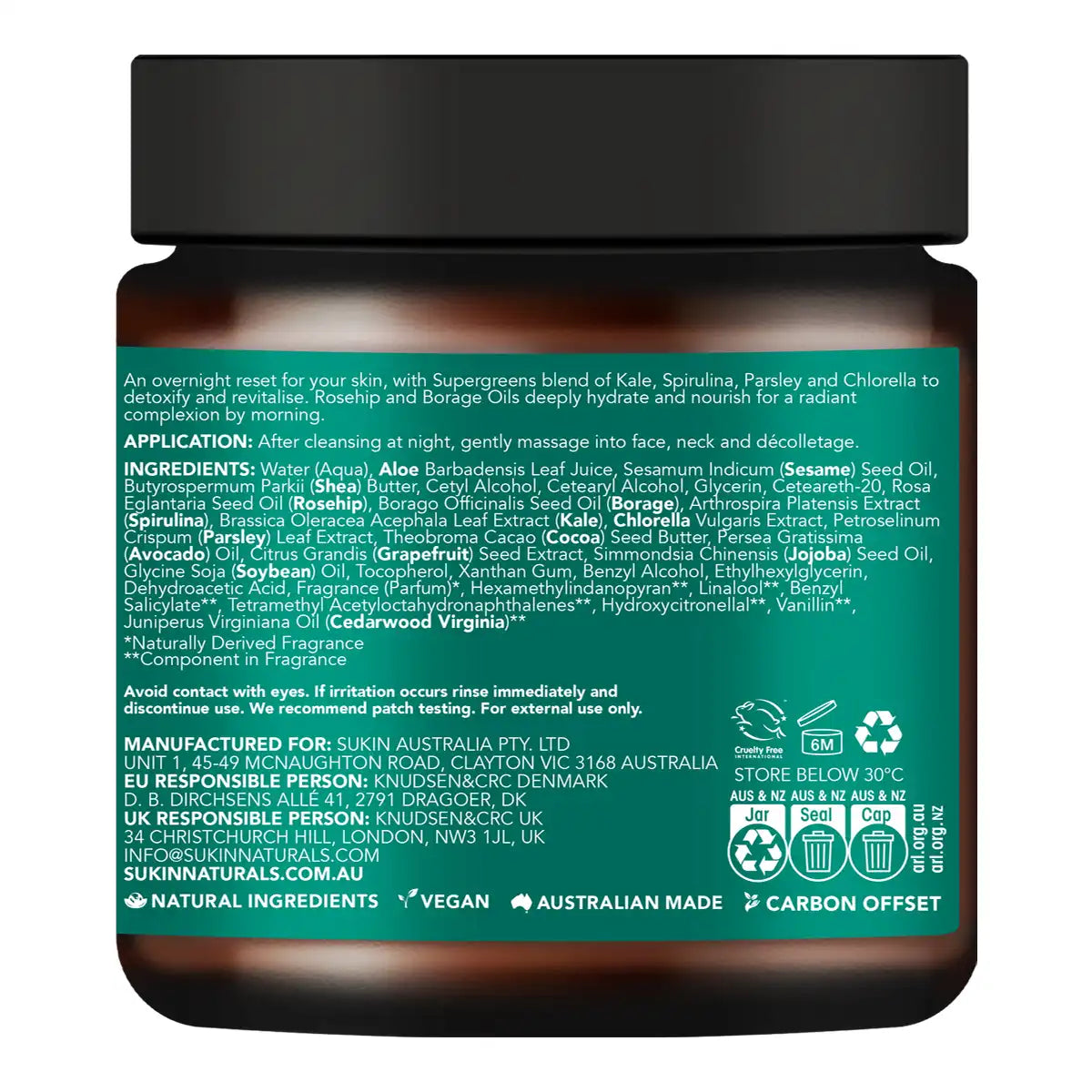 Supergreens Skin Reset Night Cream